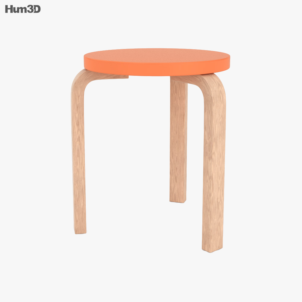 Artek 60 Stool 3D model