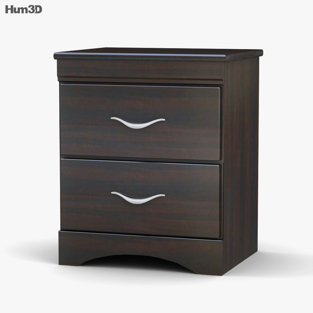 Ashley Xcess Nightstand 3D model Download in MAX, OBJ, FBX, C4D