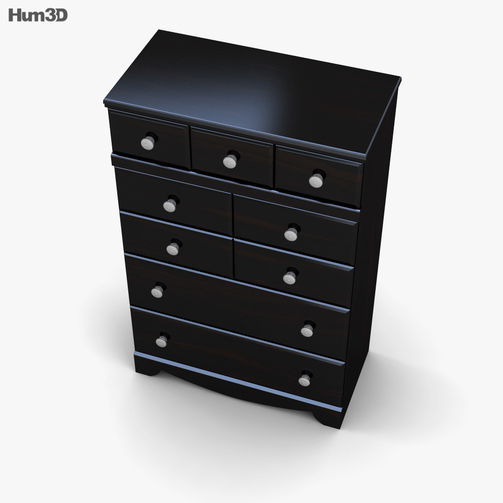 Ashley Shay Chest of Drawers 3D model Download in MAX, OBJ, FBX, C4D