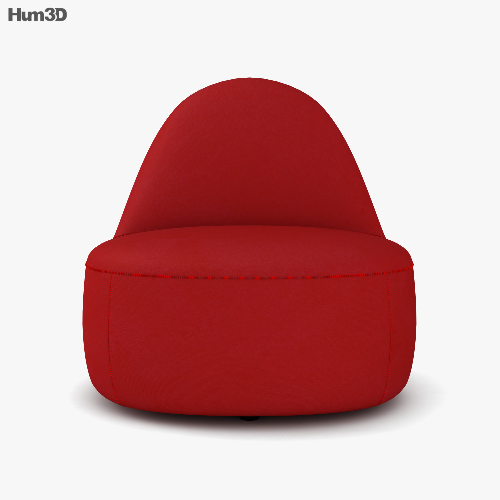 Bernhardt Design Mitt Armchair 3D model Download in MAX, OBJ, FBX, C4D
