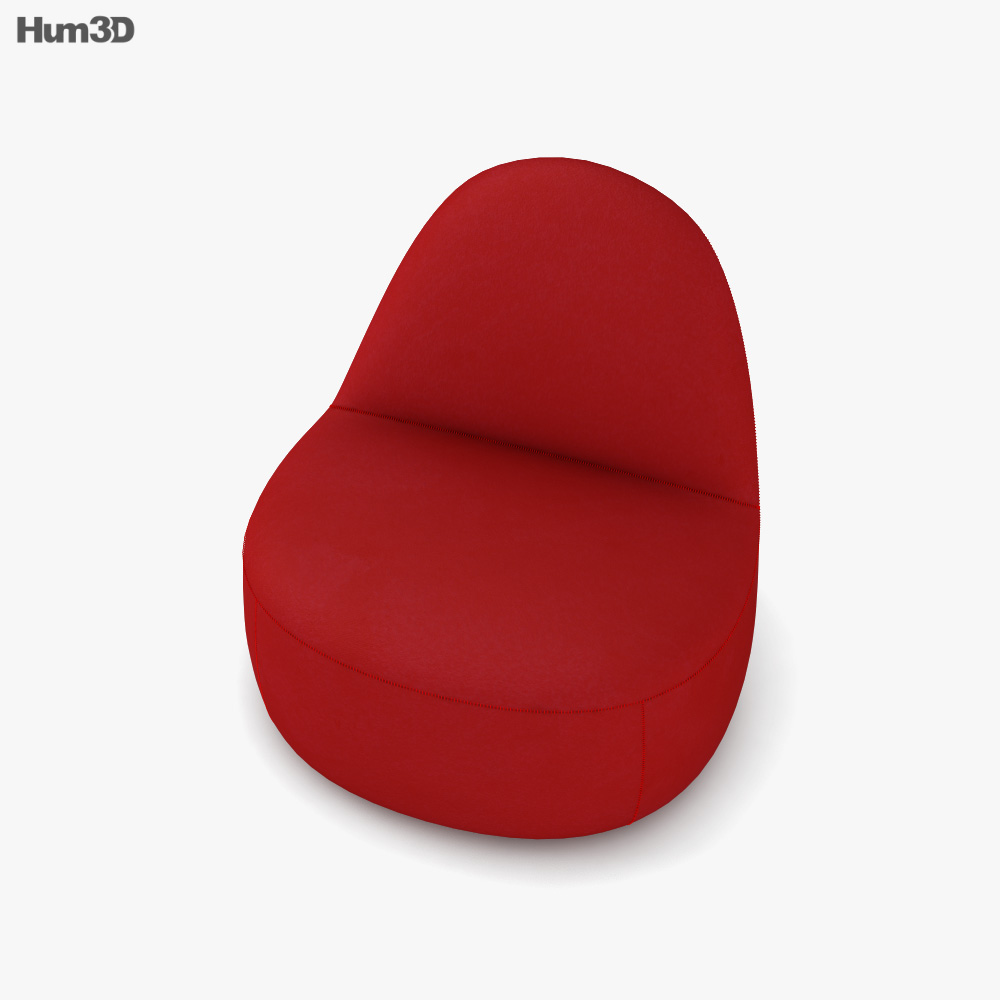 Bernhardt Design Mitt Armchair 3D model Download in MAX, OBJ, FBX, C4D