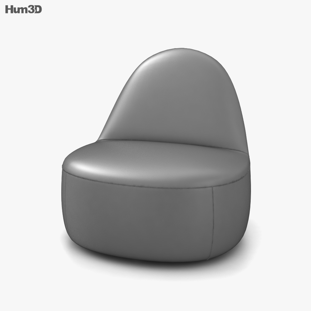 Bernhardt Design Mitt Armchair 3D model Download in MAX, OBJ, FBX, C4D