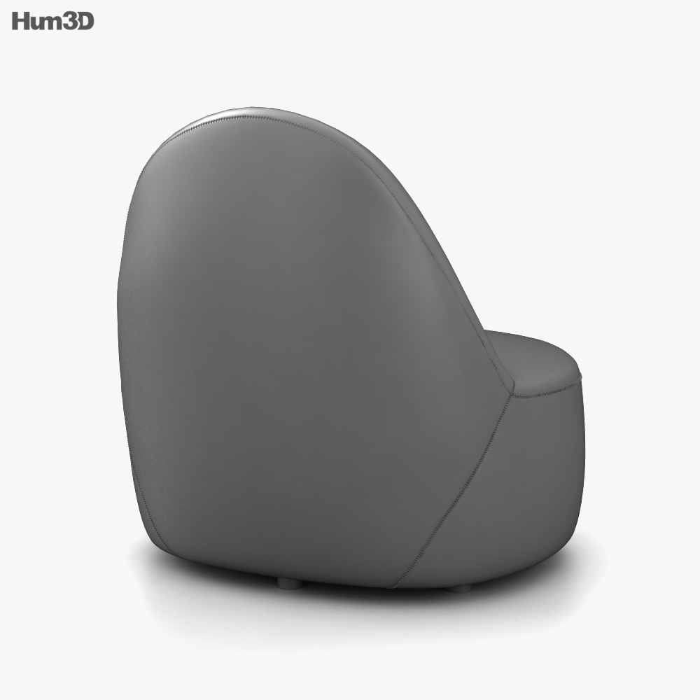 Bernhardt Design Mitt Armchair 3D model Download in MAX, OBJ, FBX, C4D