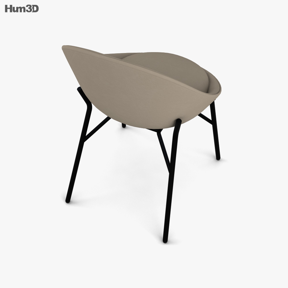 Calligaris Lilly Chair 3D model Download in MAX, OBJ, FBX, C4D