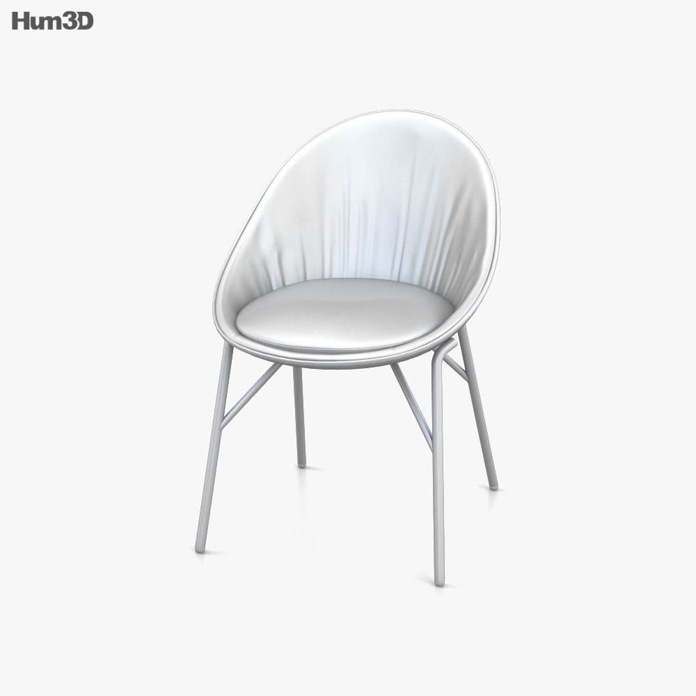 Calligaris Lilly Chair 3D model Download in MAX, OBJ, FBX, C4D