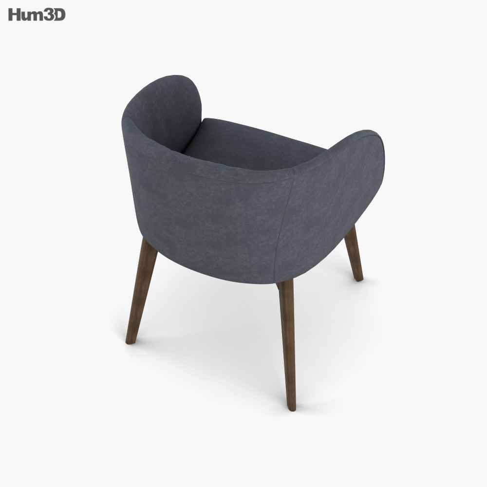 Calligaris Rosie Soft Chair 3D model Download in MAX, OBJ, FBX, C4D