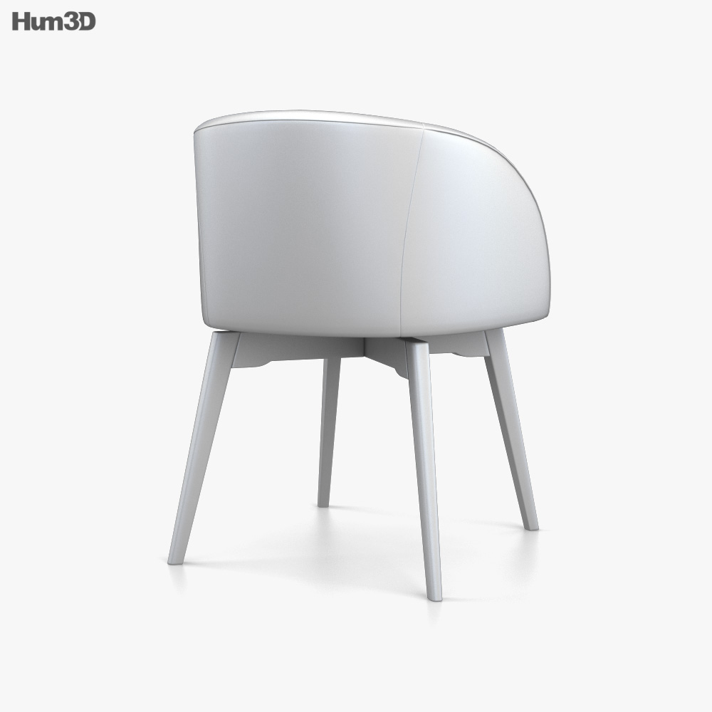 Calligaris Rosie Soft Chair 3D model Download in MAX, OBJ, FBX, C4D