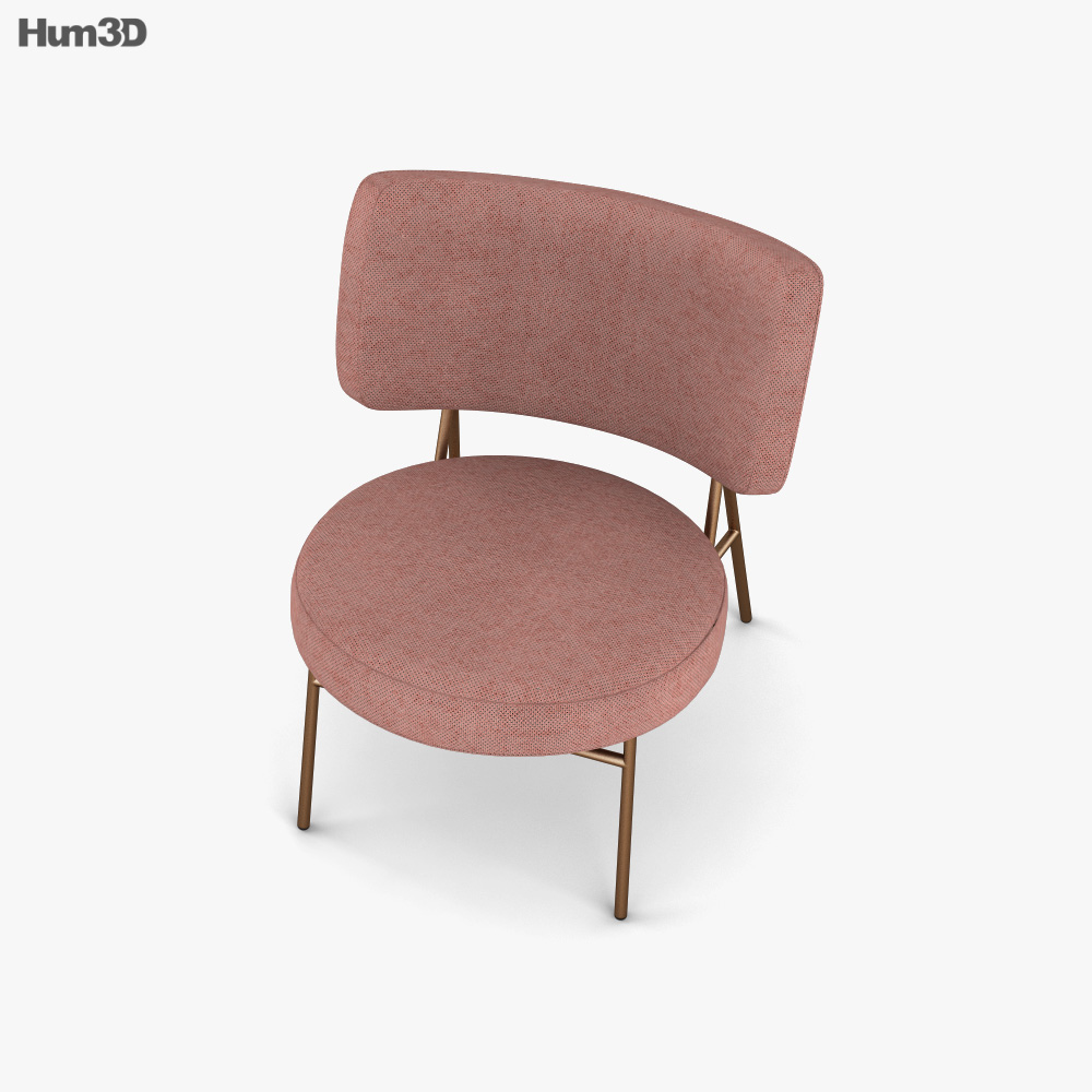 Calligaris Coco Lounge chair 3D model Download in MAX, OBJ, FBX, C4D