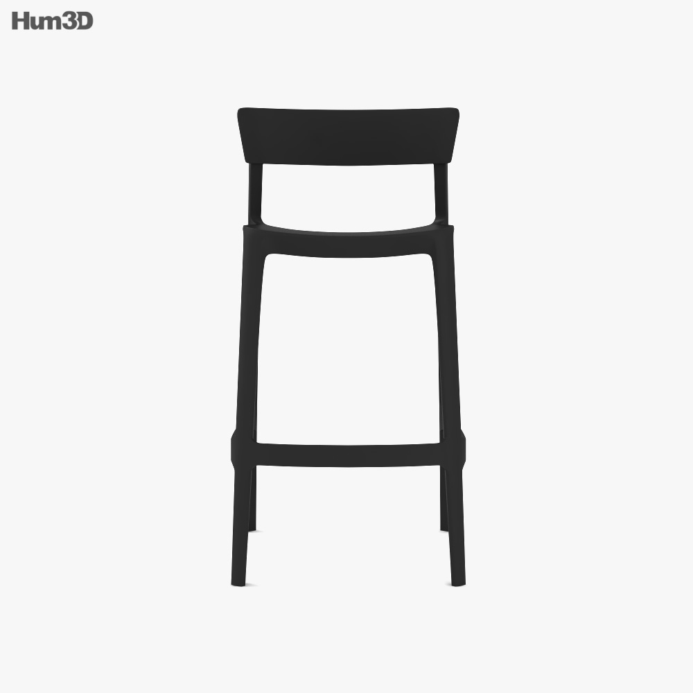 Calligaris Skin Bar stool 3D model Download in MAX, OBJ, FBX, C4D