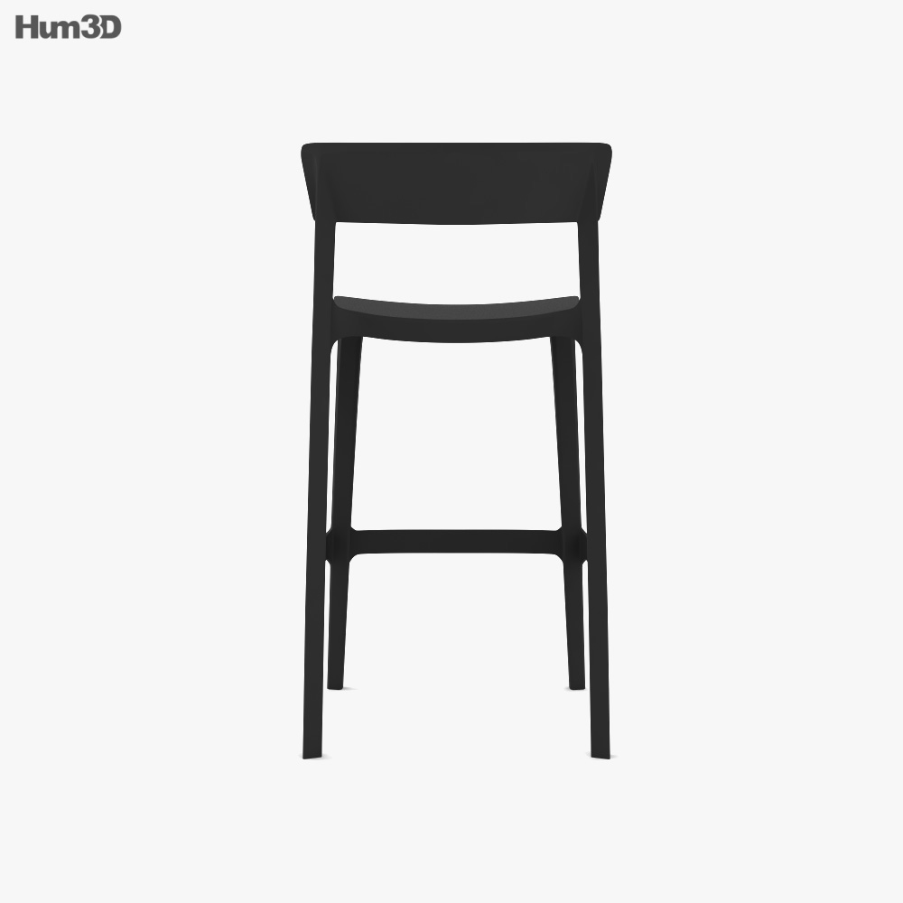 Calligaris Skin Bar stool 3D model Download in MAX, OBJ, FBX, C4D