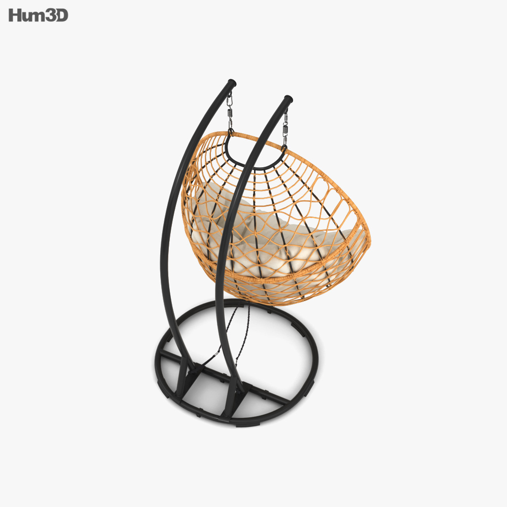 Canadian Tire Patio Egg chair 3D model Download in MAX, OBJ, FBX, C4D