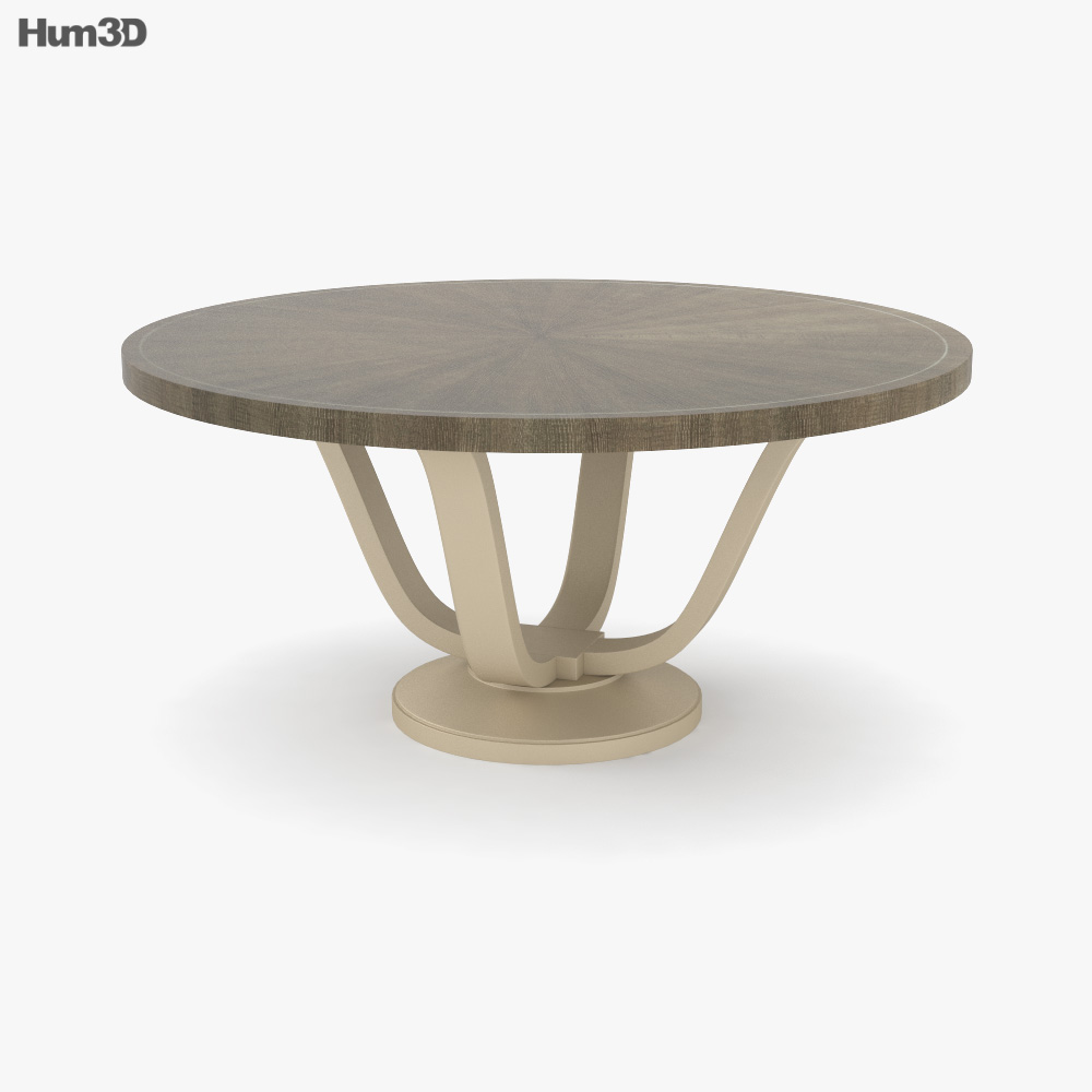 Caracole Round Dining Table 3D model