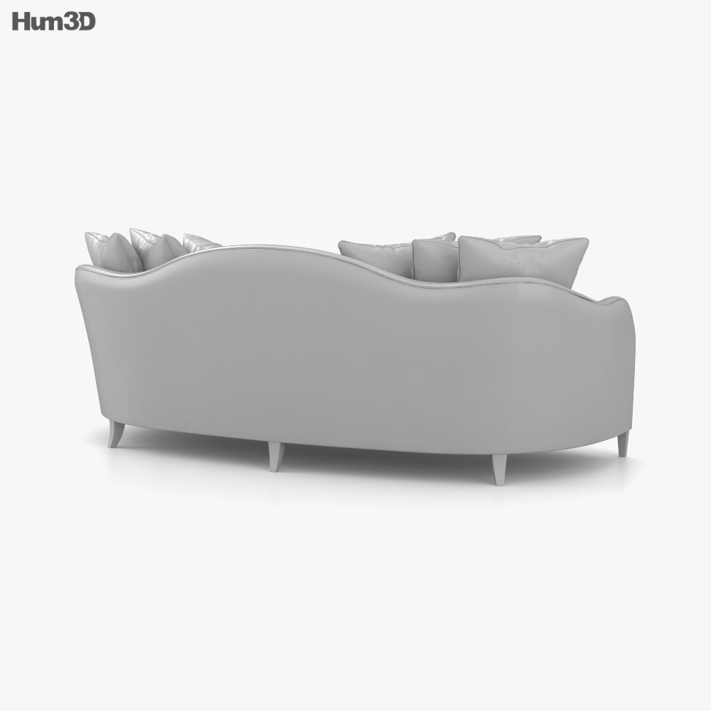 Caracole Adela Sofa 3D model Download in MAX, OBJ, FBX, C4D
