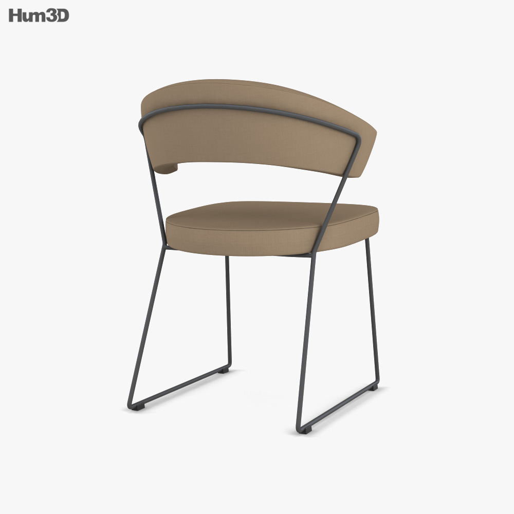 Connubia New York Chair 3D model Download in MAX, OBJ, FBX, C4D