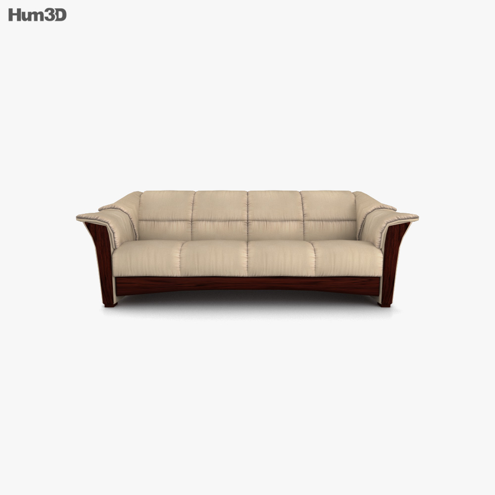 Ekornes Oslo Sofa 3D model Download in MAX, OBJ, FBX, C4D