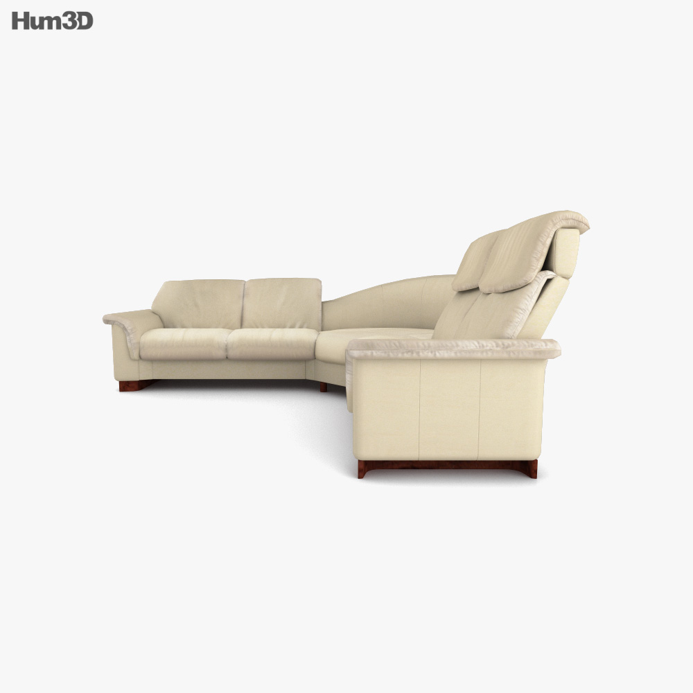 Ekornes Paradise Corner sofa 3D model Download in MAX, OBJ, FBX, C4D