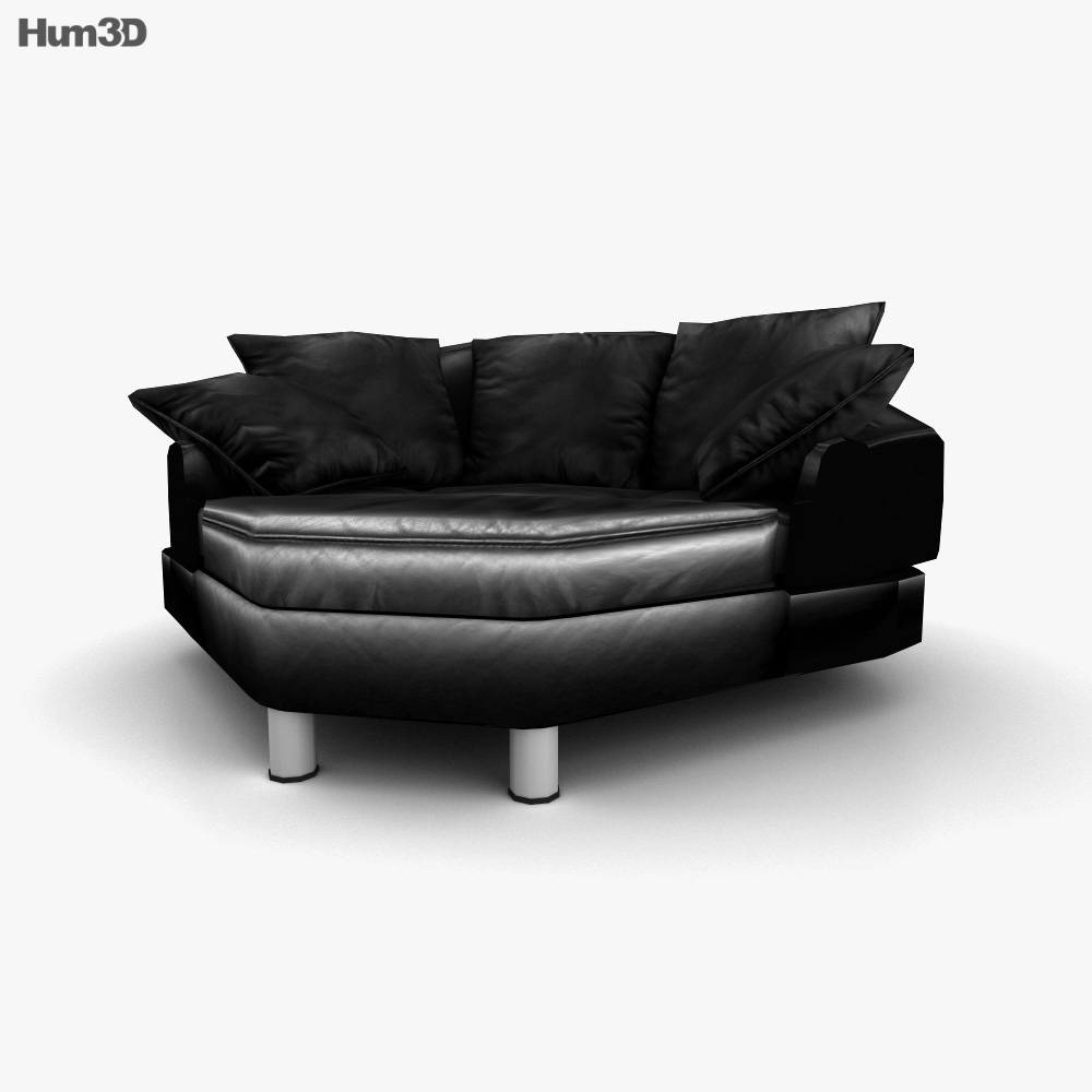 Ekornes Space Big Corner sofa 3D model