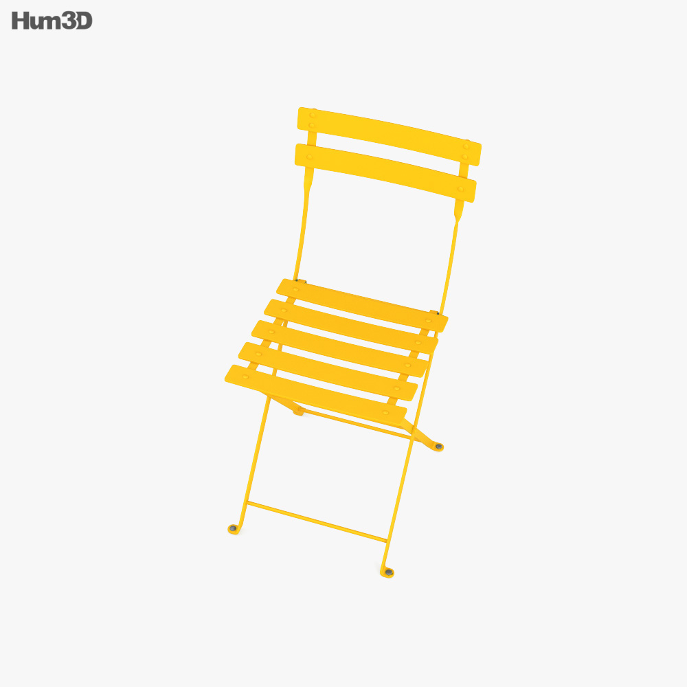 Fermob Bistro Metal Chair 3D model Download in MAX, OBJ, FBX, C4D