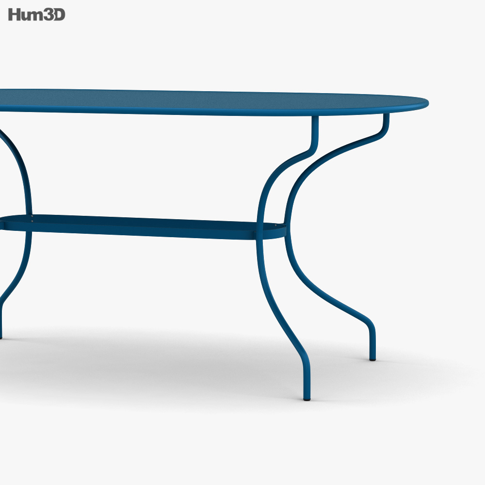 Fermob Opera Oval Table 3D model - Download in MAX, OBJ, FBX, C4D