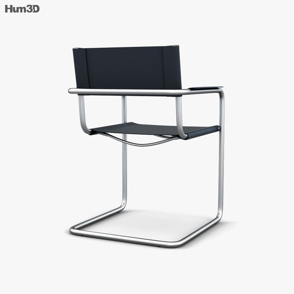 Bauhaus MS65 Armchair 3D model Download in MAX, OBJ, FBX, C4D