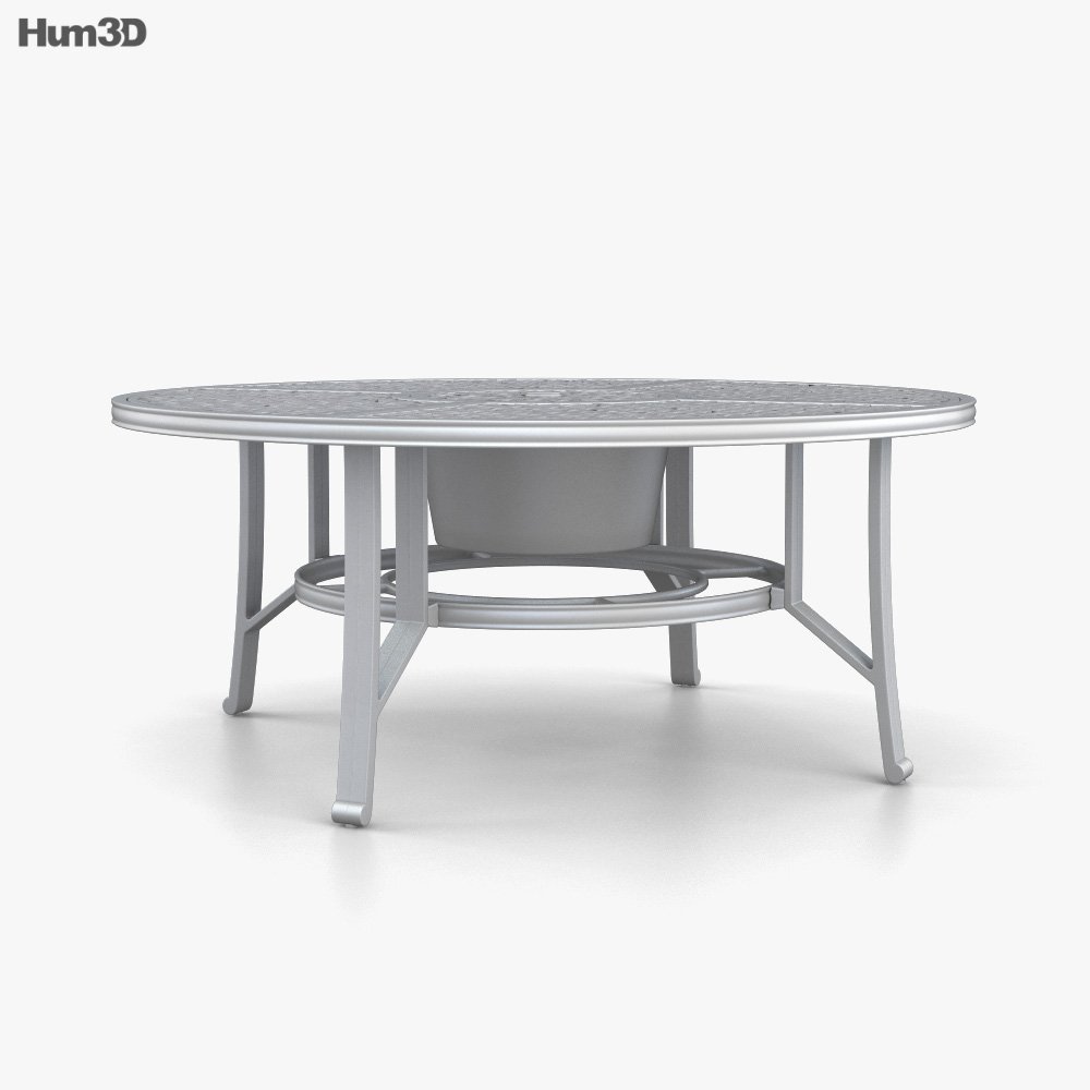 Hartman Jamie Oliver Fire Pit Lounge table 3D model Download in MAX, OBJ, FBX, C4D