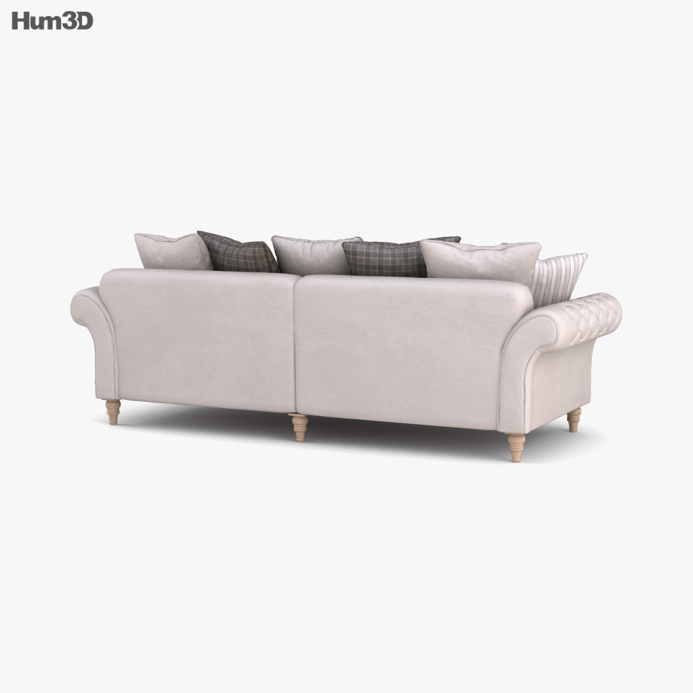 Edmonton Grand Split Sofa 3D model Download in MAX, OBJ, FBX, C4D