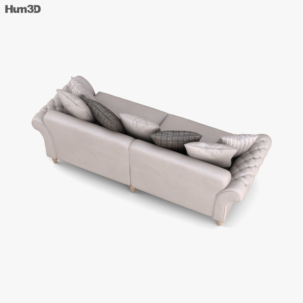 Edmonton Grand Split Sofa 3D model Download in MAX, OBJ, FBX, C4D