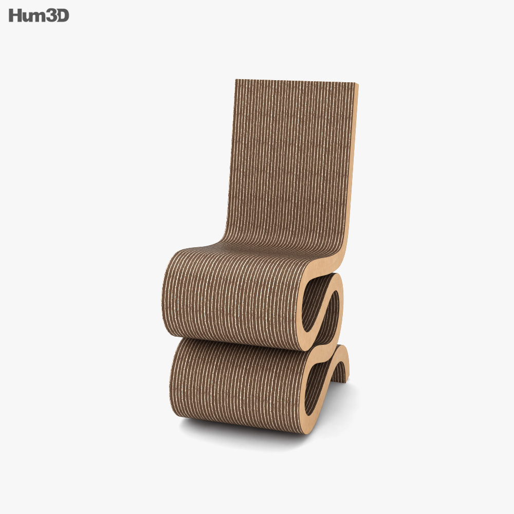 Wiggle Side chair 3D model