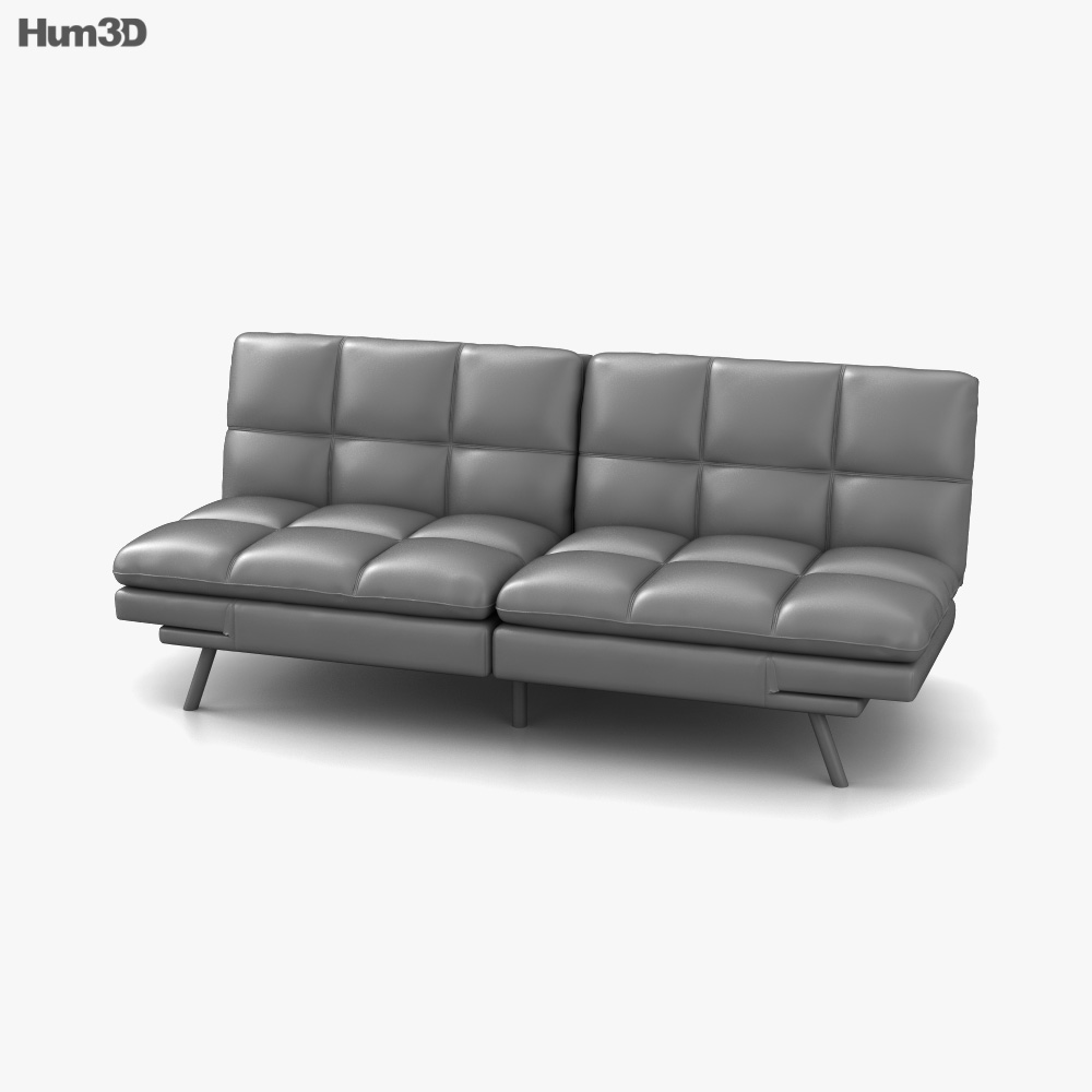 Mainstays Memory Foam Futon 3D model Download in MAX, OBJ, FBX, C4D