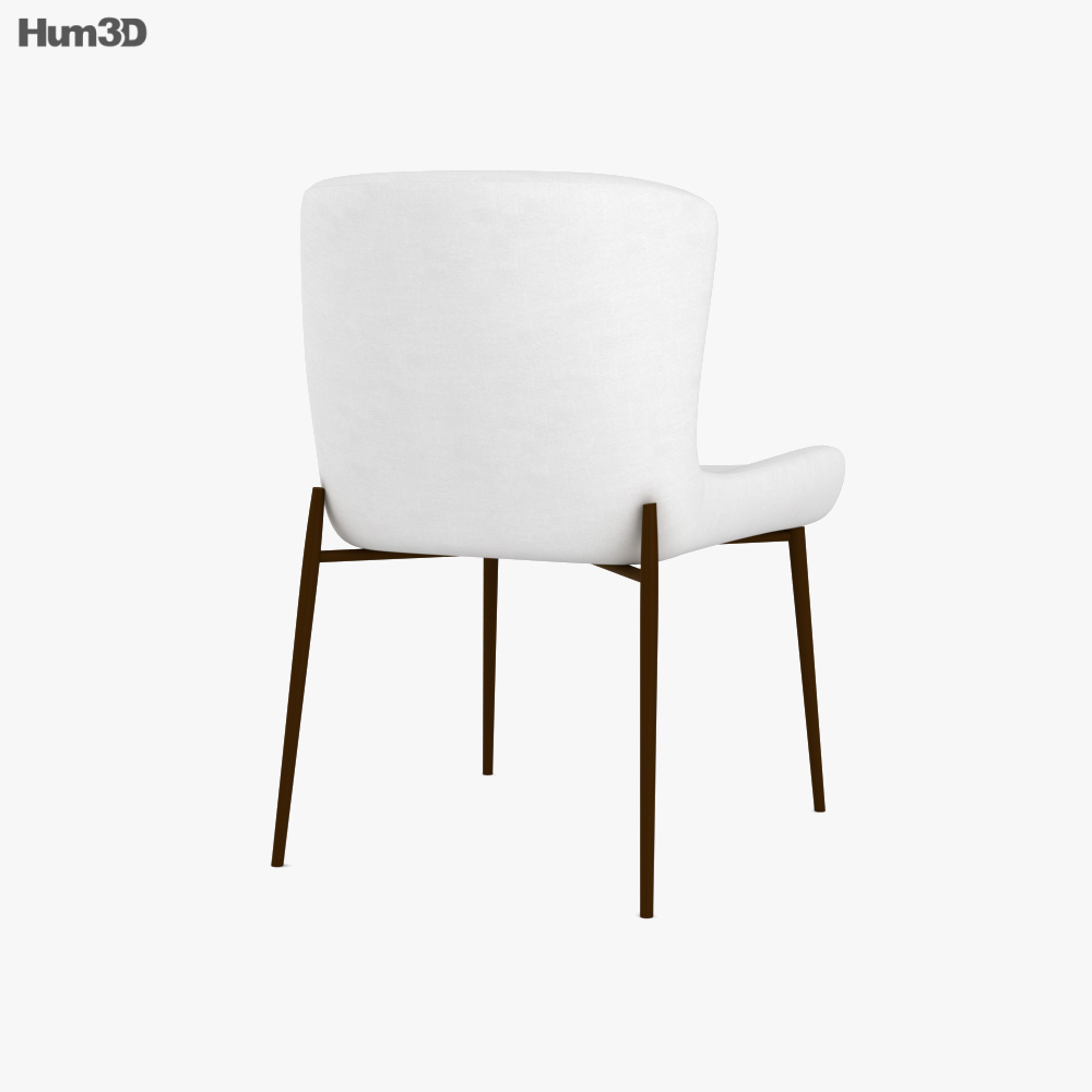 Kirsten Dining chair 3D model - Download in MAX, OBJ, FBX, C4D