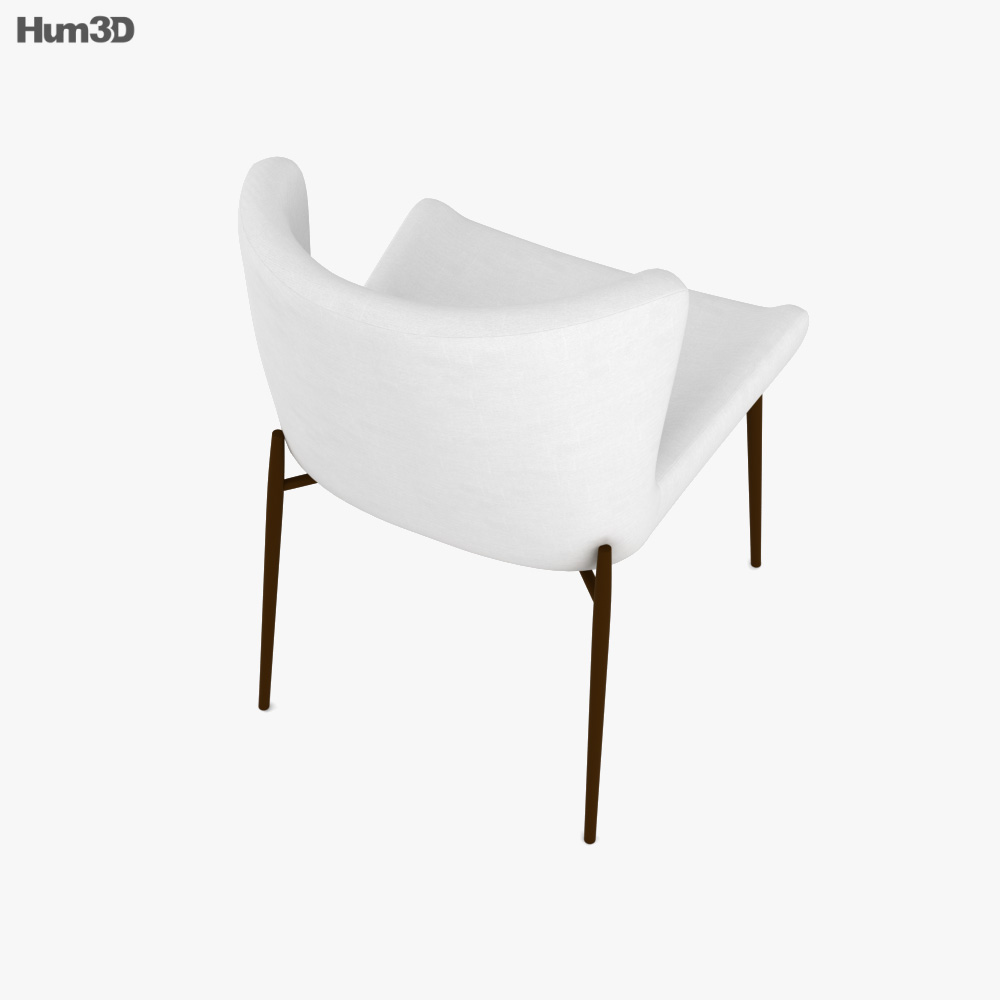 Kirsten Dining chair 3D model - Download in MAX, OBJ, FBX, C4D