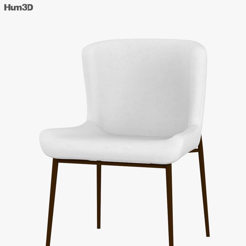 Kirsten Dining chair 3D model - Download in MAX, OBJ, FBX, C4D