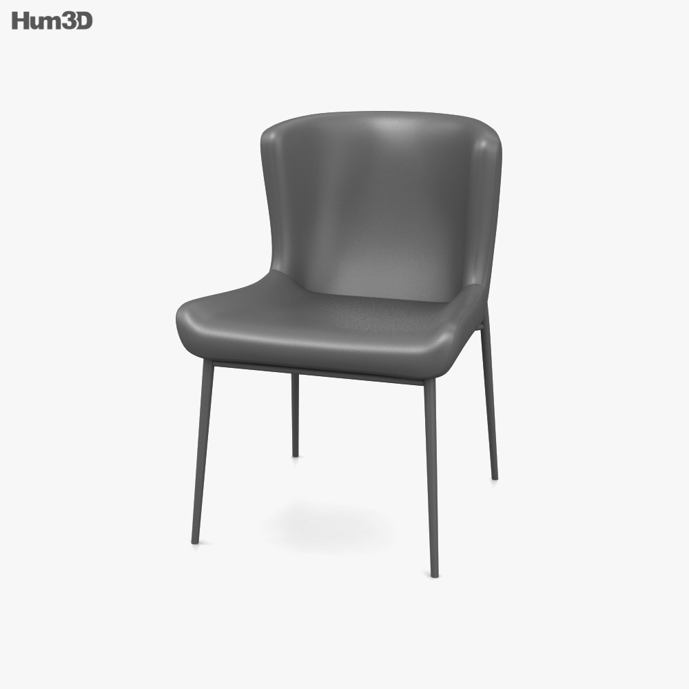 Kirsten Dining chair 3D model - Download in MAX, OBJ, FBX, C4D