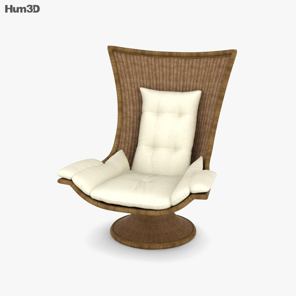 Healdsburg Swivel chair 3D model