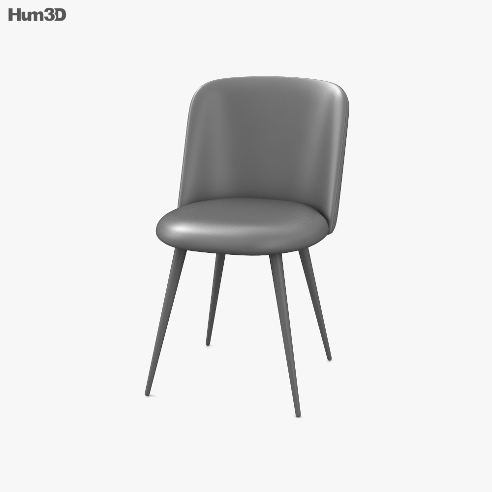 Lila Dining chair 3D model Download in MAX, OBJ, FBX, C4D