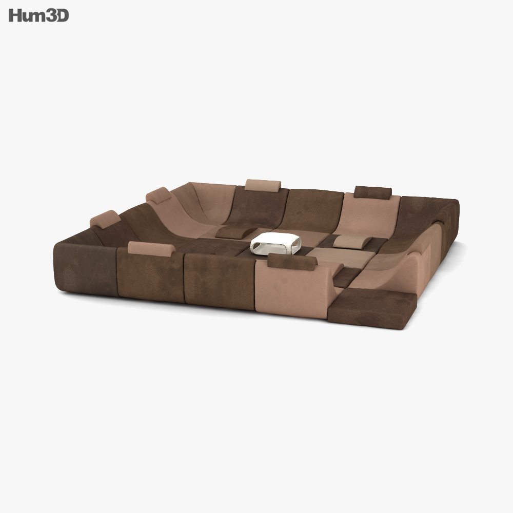 Luigi Colani Pool Sofa 3D model