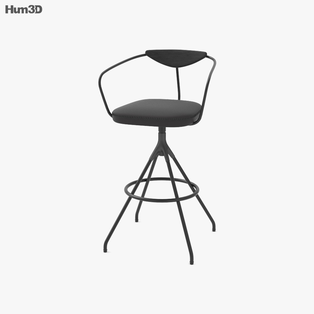 Akron Bar Chair 3D model