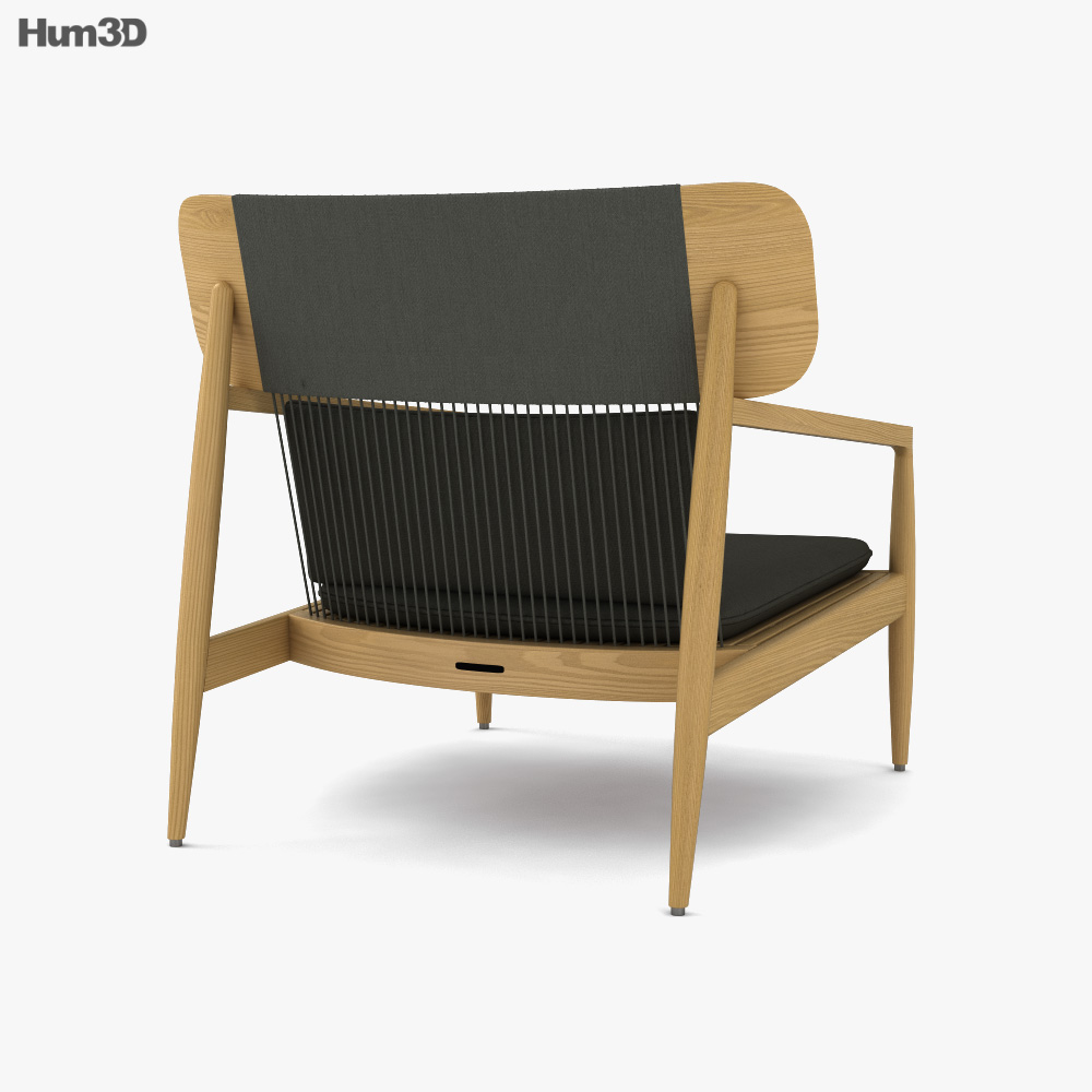 Gloster Archi Lounge chair 3D model Download in MAX, OBJ, FBX, C4D