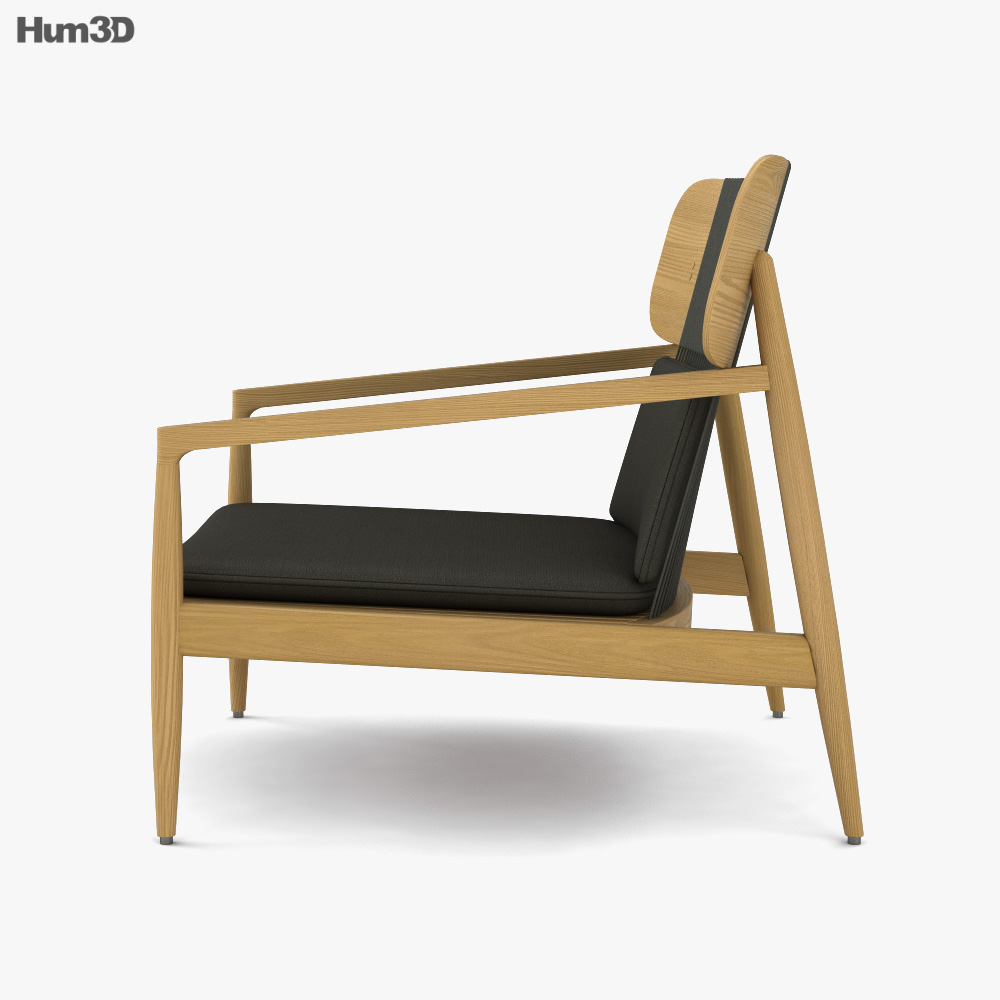 Gloster Archi Lounge chair 3D model Download in MAX, OBJ, FBX, C4D