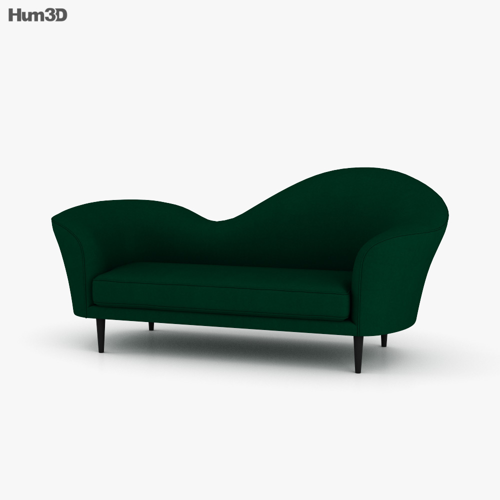 Gubi Grand Piano Sofa 3D model - Download in MAX, OBJ, FBX, C4D