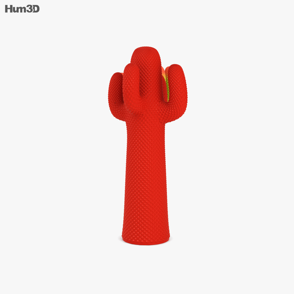 Gufram Cactus Coat Rack 3D model Download in MAX, OBJ, FBX, C4D