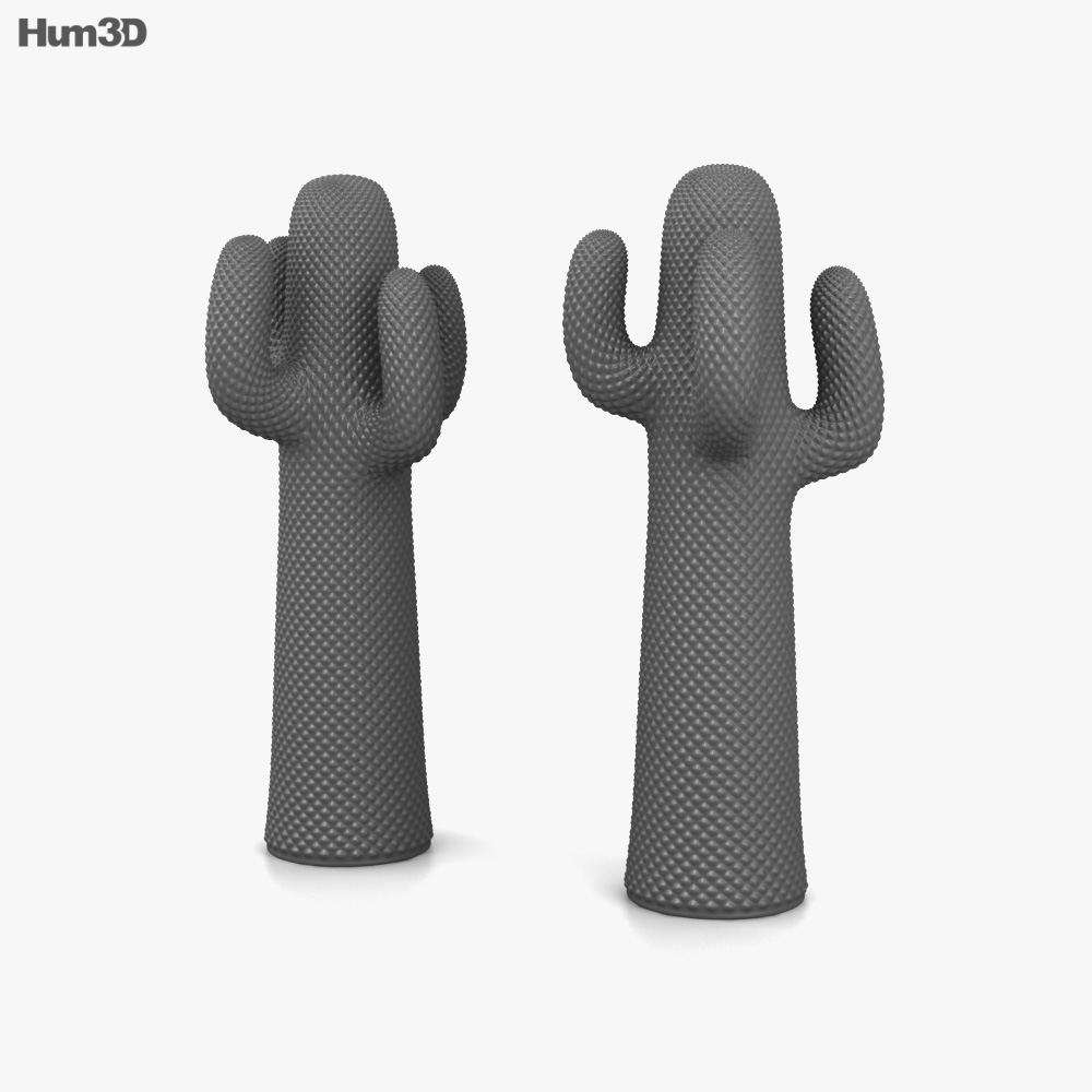 Gufram Cactus Coat Rack 3D model Download in MAX, OBJ, FBX, C4D