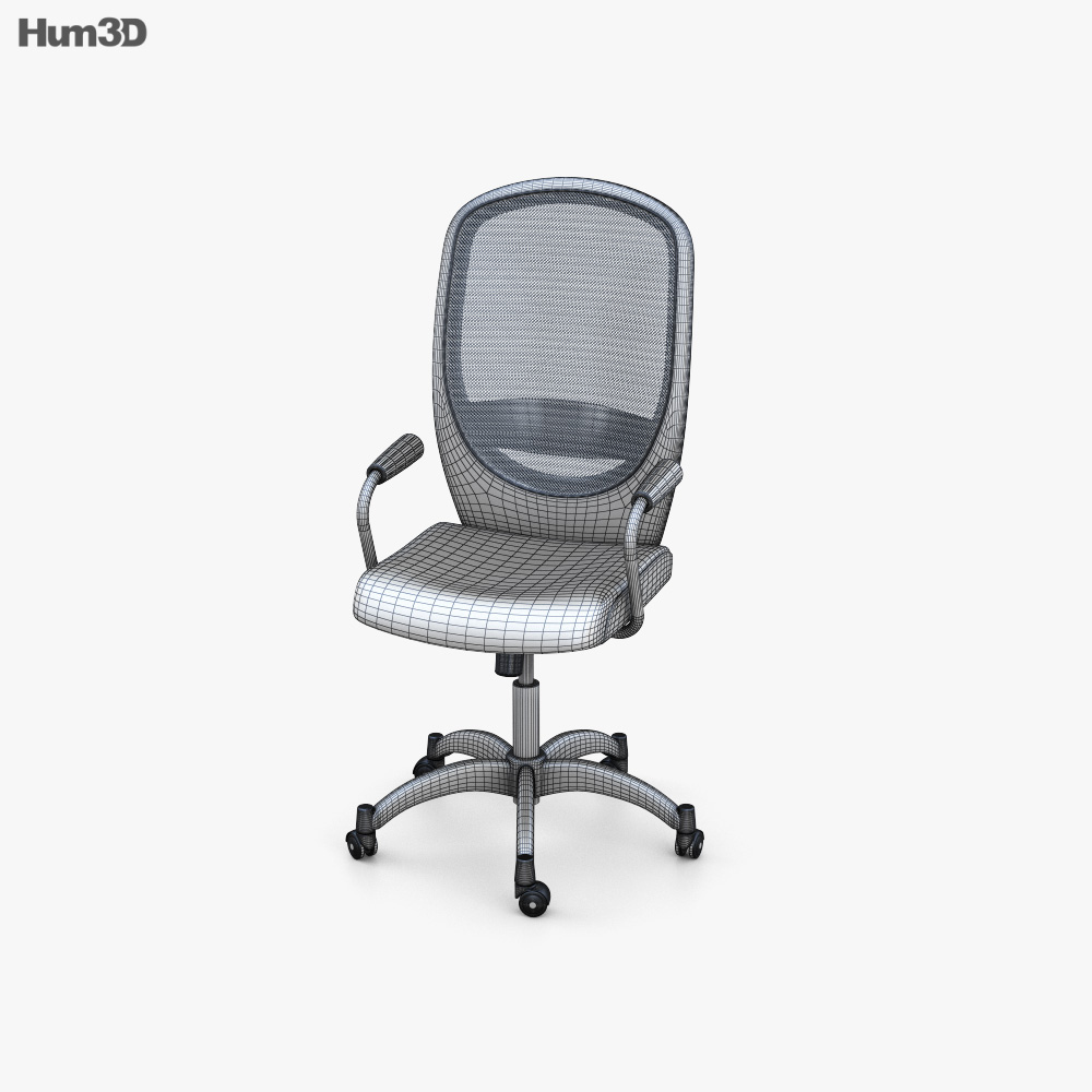 IKEA VILGOT NOMINELL Swivel chair 3D model Download in MAX, OBJ, FBX, C4D