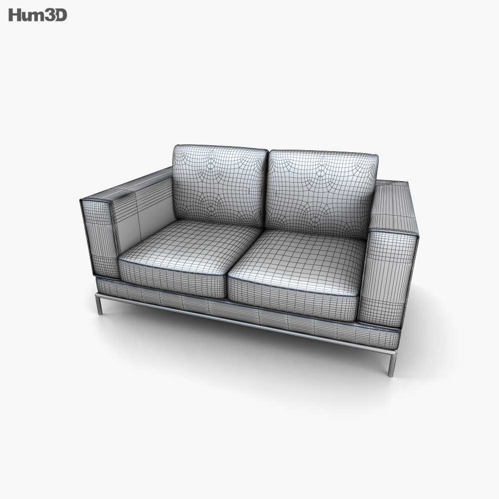 Ikea Arild Two Seat Sofa 3d Model Download In Max Obj Fbx C4d 