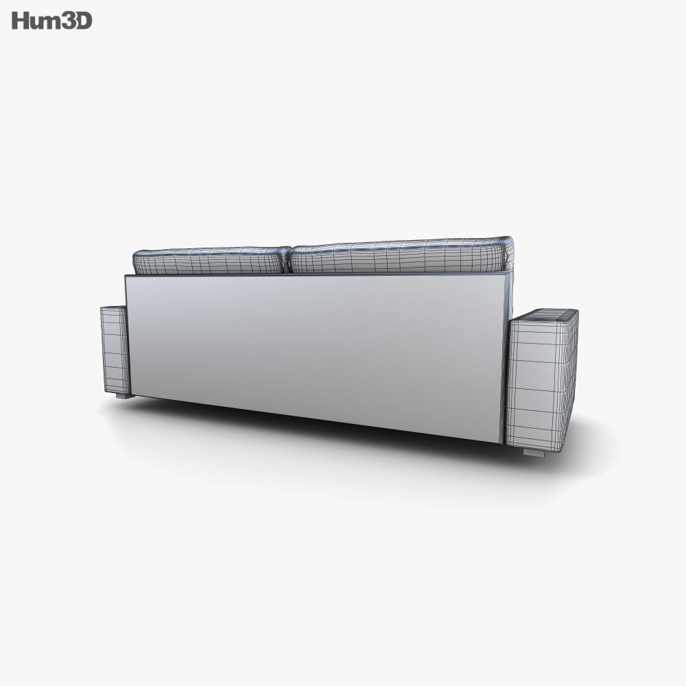IKEA Kivik ThreeSeat sofa 3D model Download in MAX, OBJ, FBX, C4D