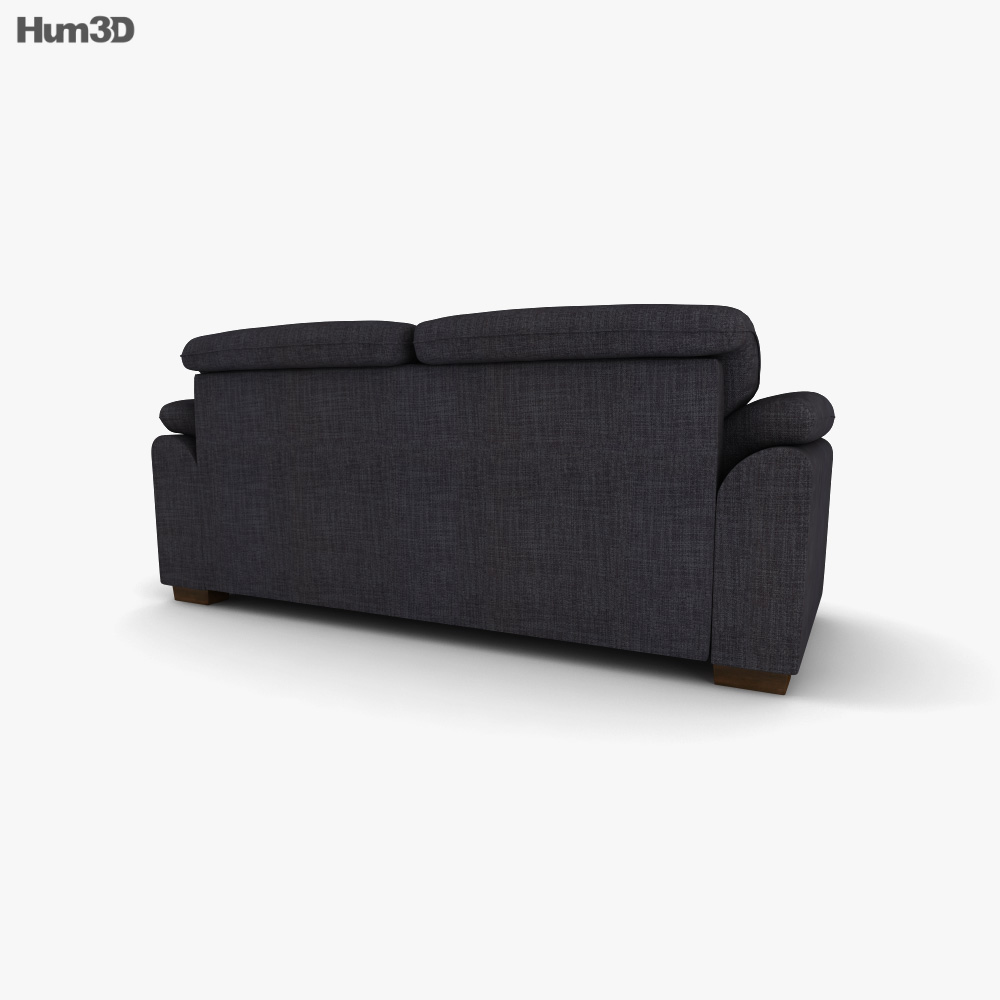 IKEA Tidafors ThreeSeat sofa 3D model Download in MAX, OBJ, FBX, C4D