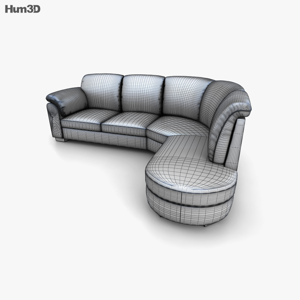 IKEA Tidafors Corner sofa 3D model Download in MAX, OBJ, FBX, C4D