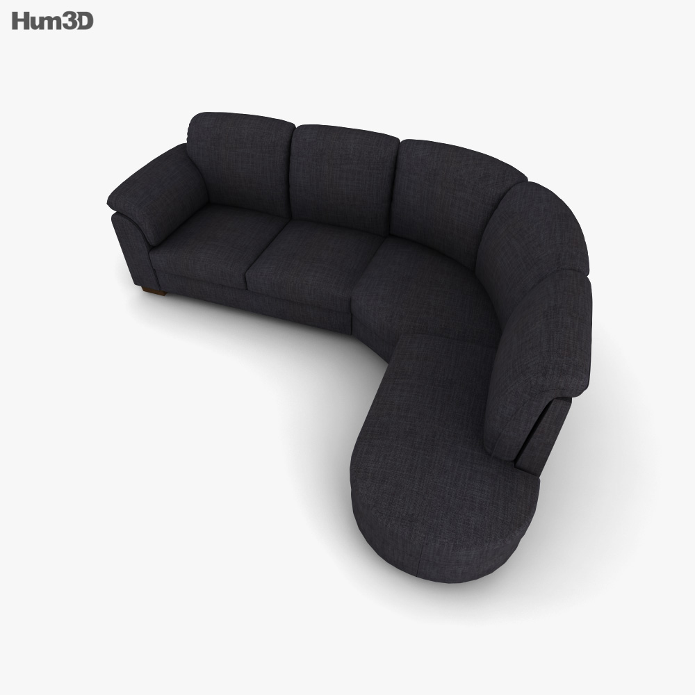 IKEA Tidafors Corner sofa 3D model Download in MAX, OBJ, FBX, C4D