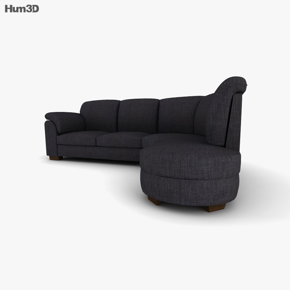 IKEA Tidafors Corner sofa 3D model Download in MAX, OBJ, FBX, C4D