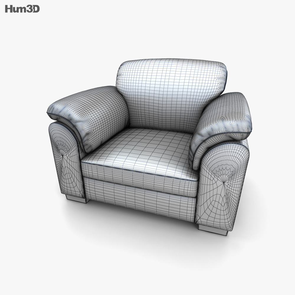 IKEA Tidafors Armchair 3D model Download in MAX, OBJ, FBX, C4D